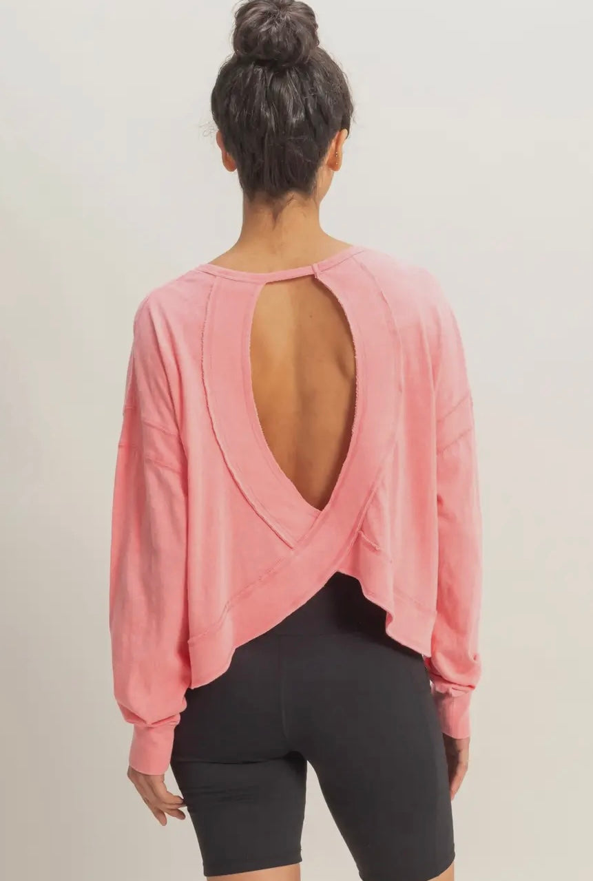 FREE FLOW CROSS-BACK TOP