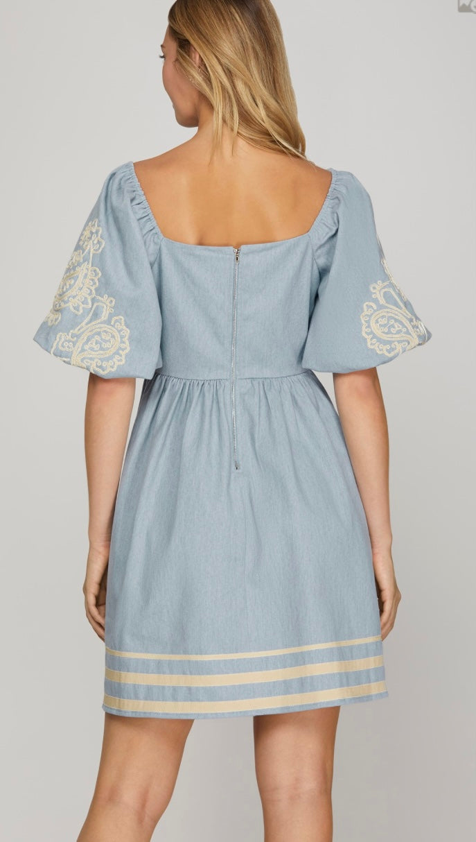 DENIM DREAMS DRESS