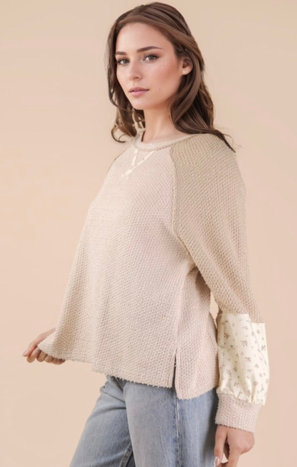 Buttercream Bloom Textured Top