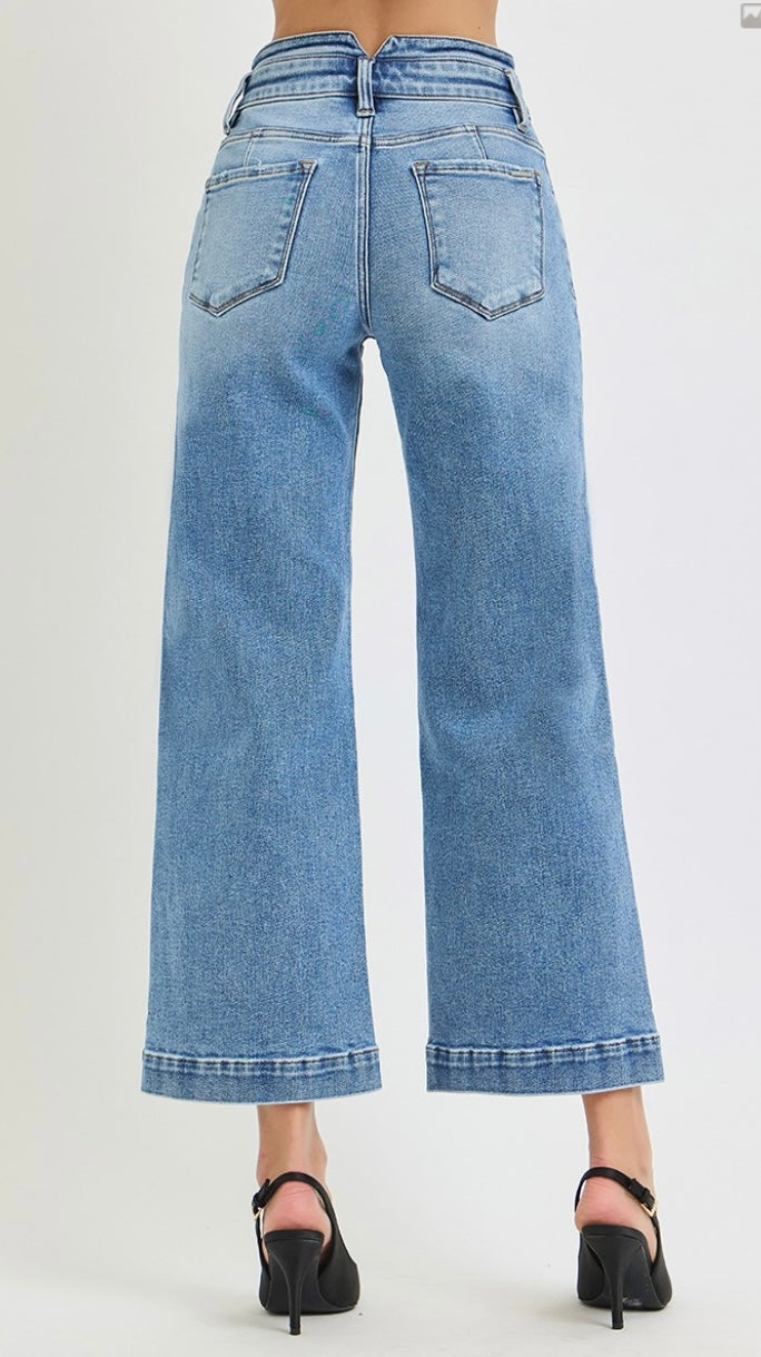 MAIN STREET WIDE LEG JEANS