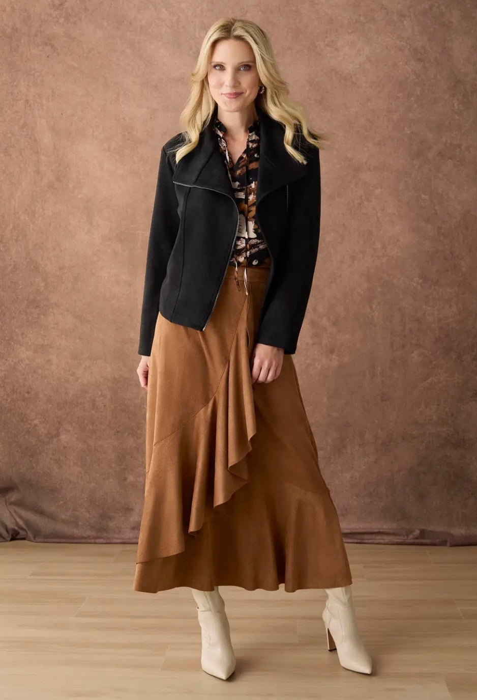 CANYON FAUX SUEDE SKIRT