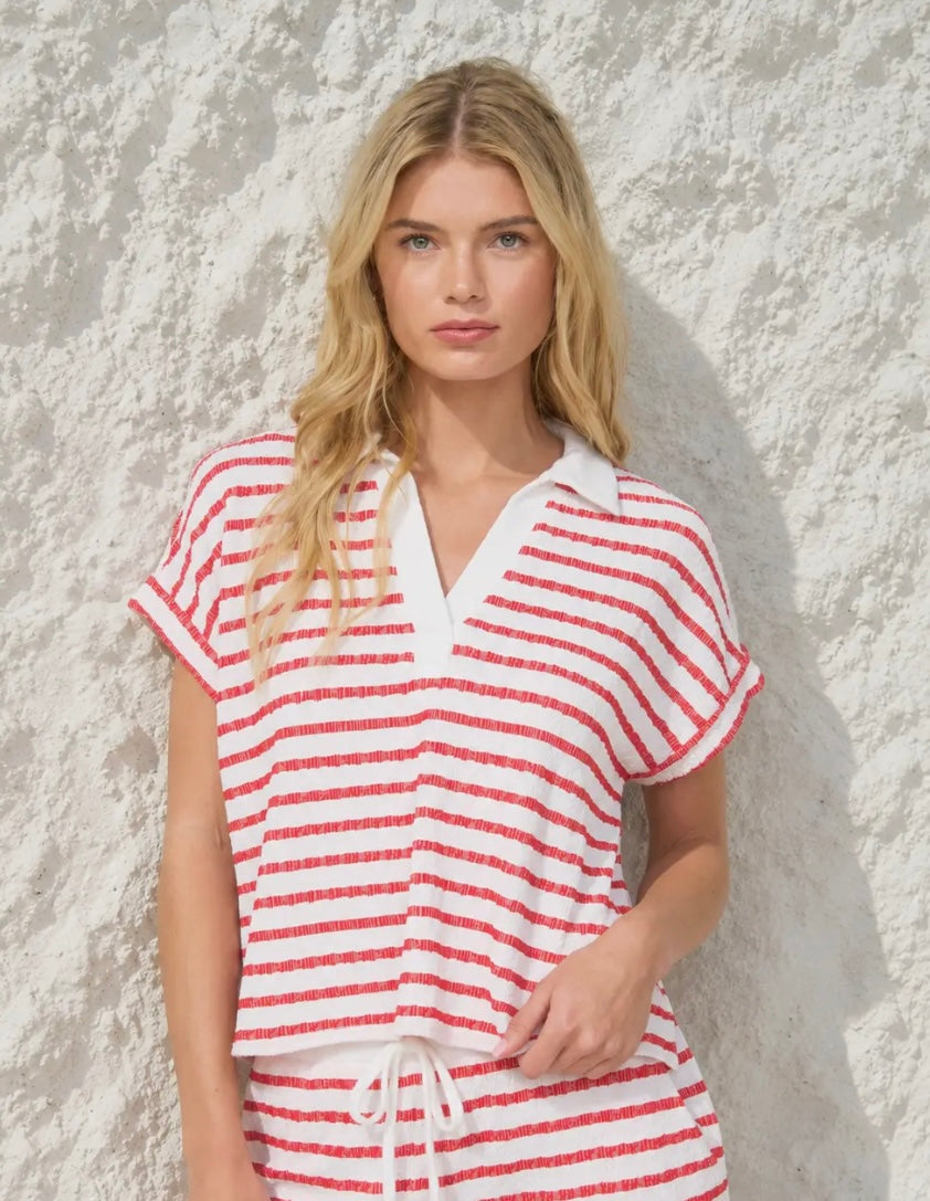CHERRY PICNIC STRIPE SET