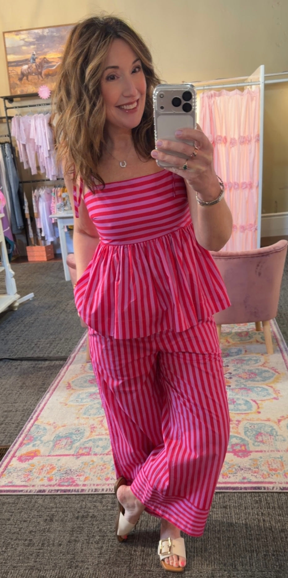 PINK LEMONADE STRIPE SET