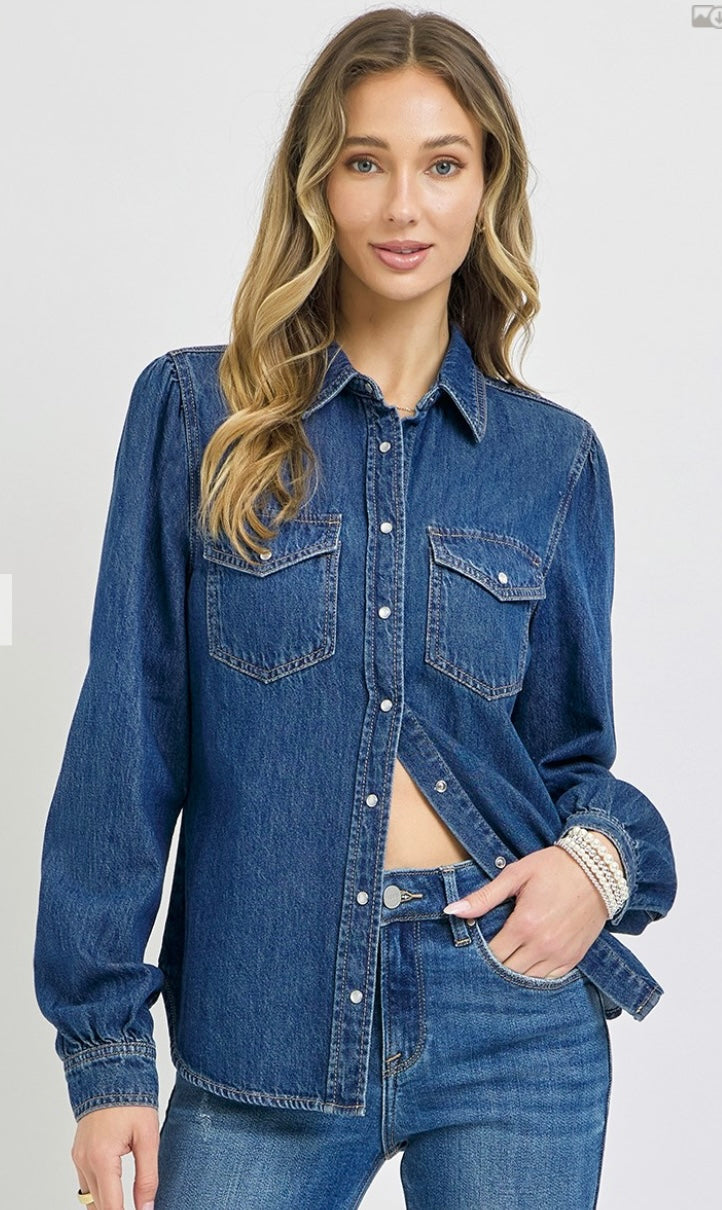 DENIM AFTER DARK SHIRT