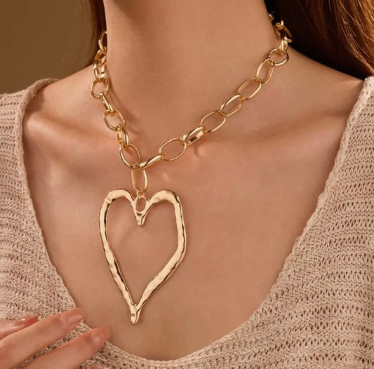HEART OF GOLD NECKLACE