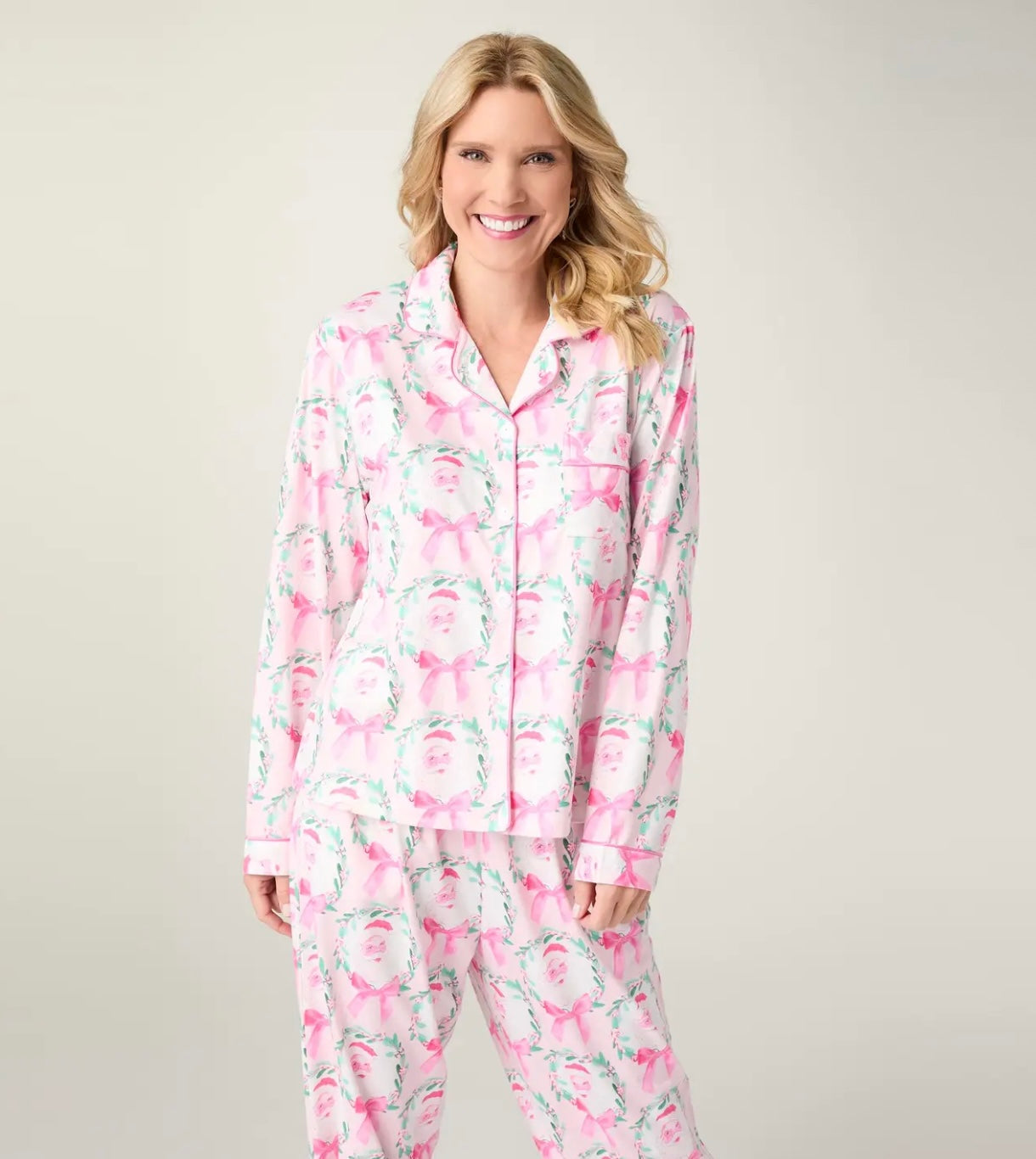 BLUSHING SANTA PJS