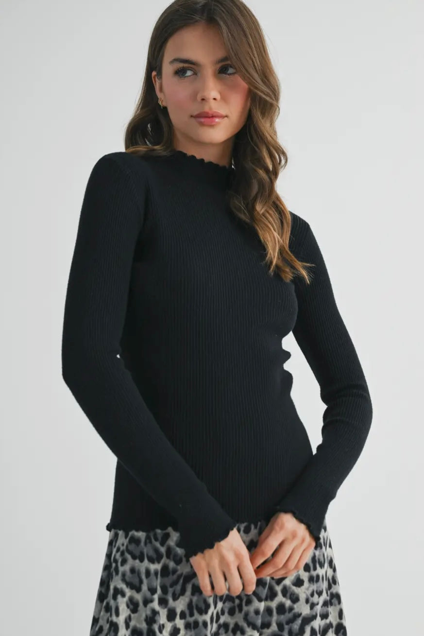 MARCEY SWEATER BLACK