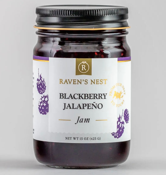 RAVENS NEST BLACKBERRY JALAPEÑO JAM