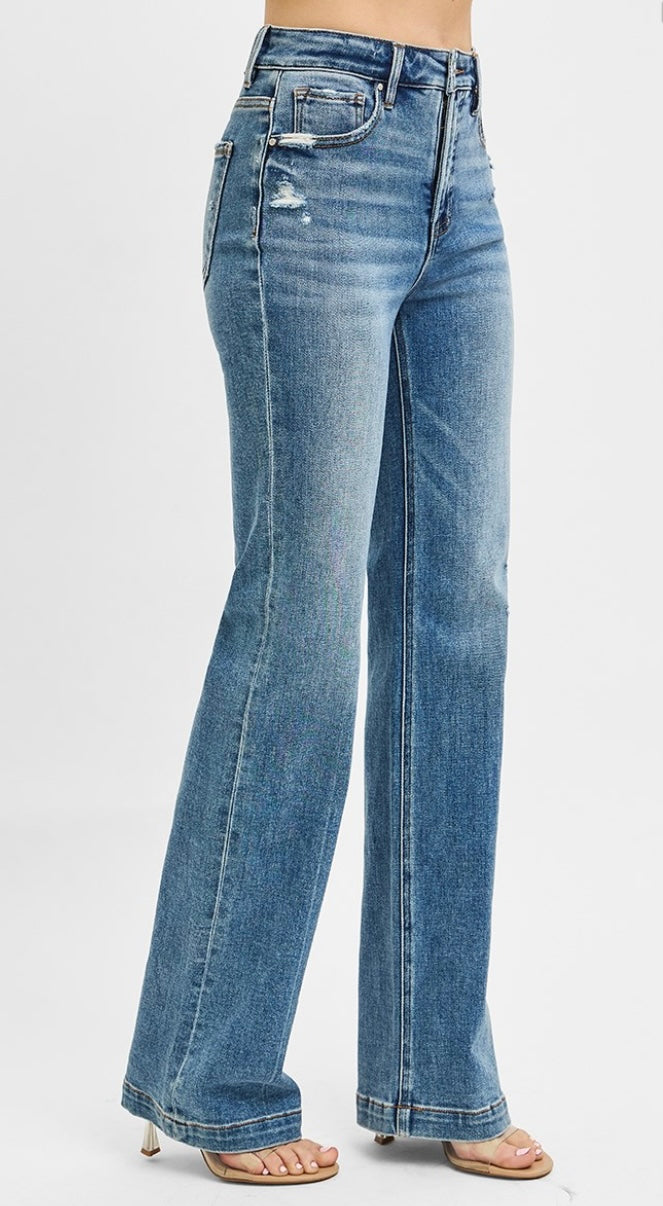 Timeless Fit High Rise Straight Jeans