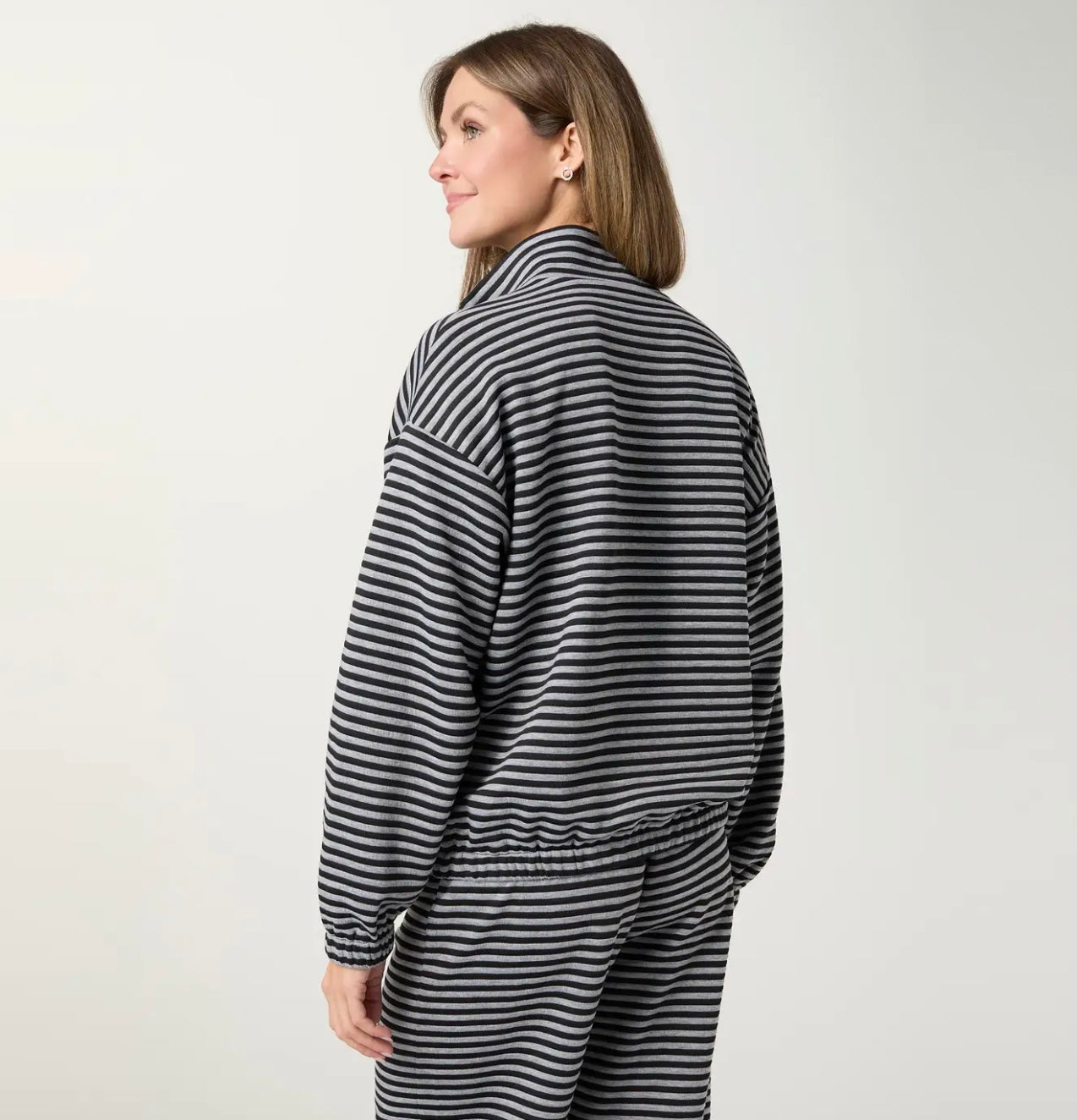 COZYMAXX QUILT QUARTER ZIP