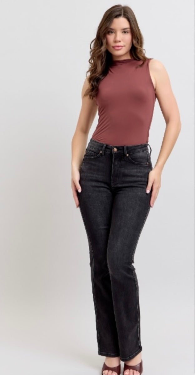 JUDY BLUE HR BOOTCUT BLACK