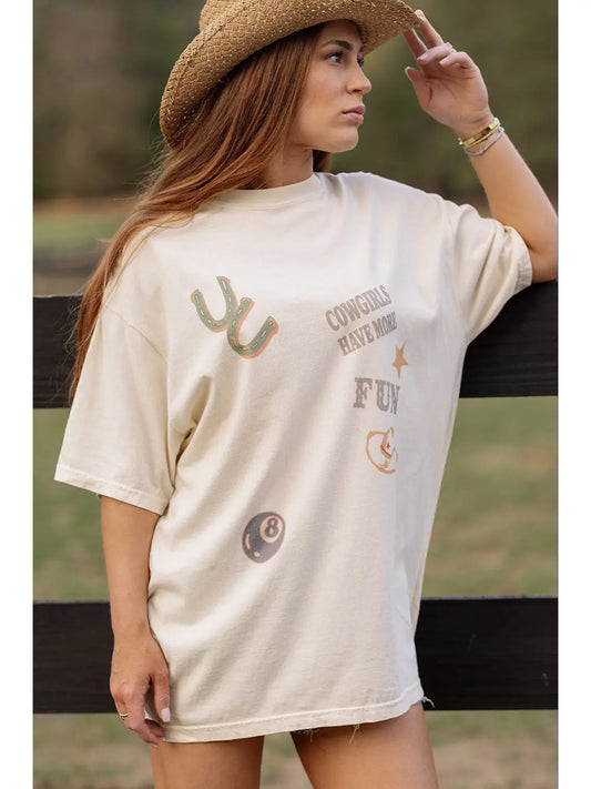 COWGIRLS HAVE MORE FUN TEE