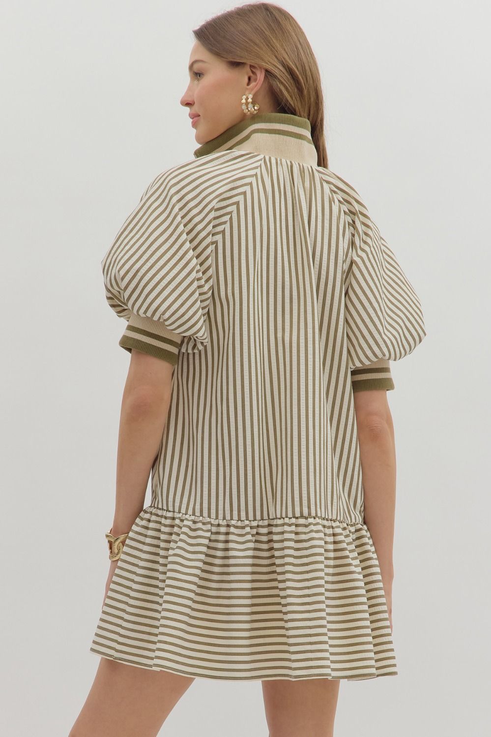 SADDLE & STRIPES DRESS