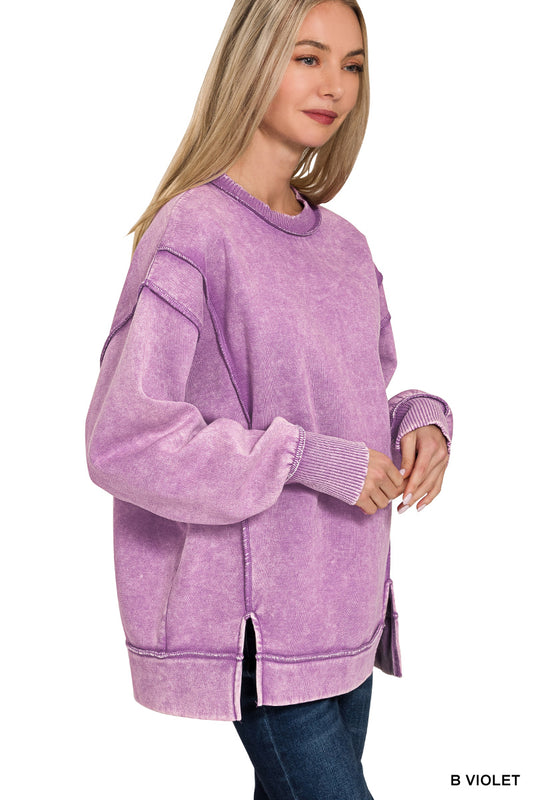 COZY DAYS PULLOVER VIOLET