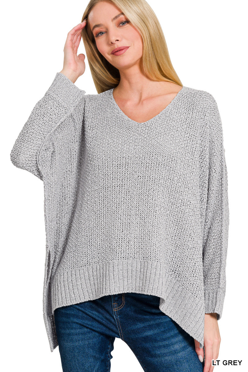 BRIGHT SIDE SWEATER GREY