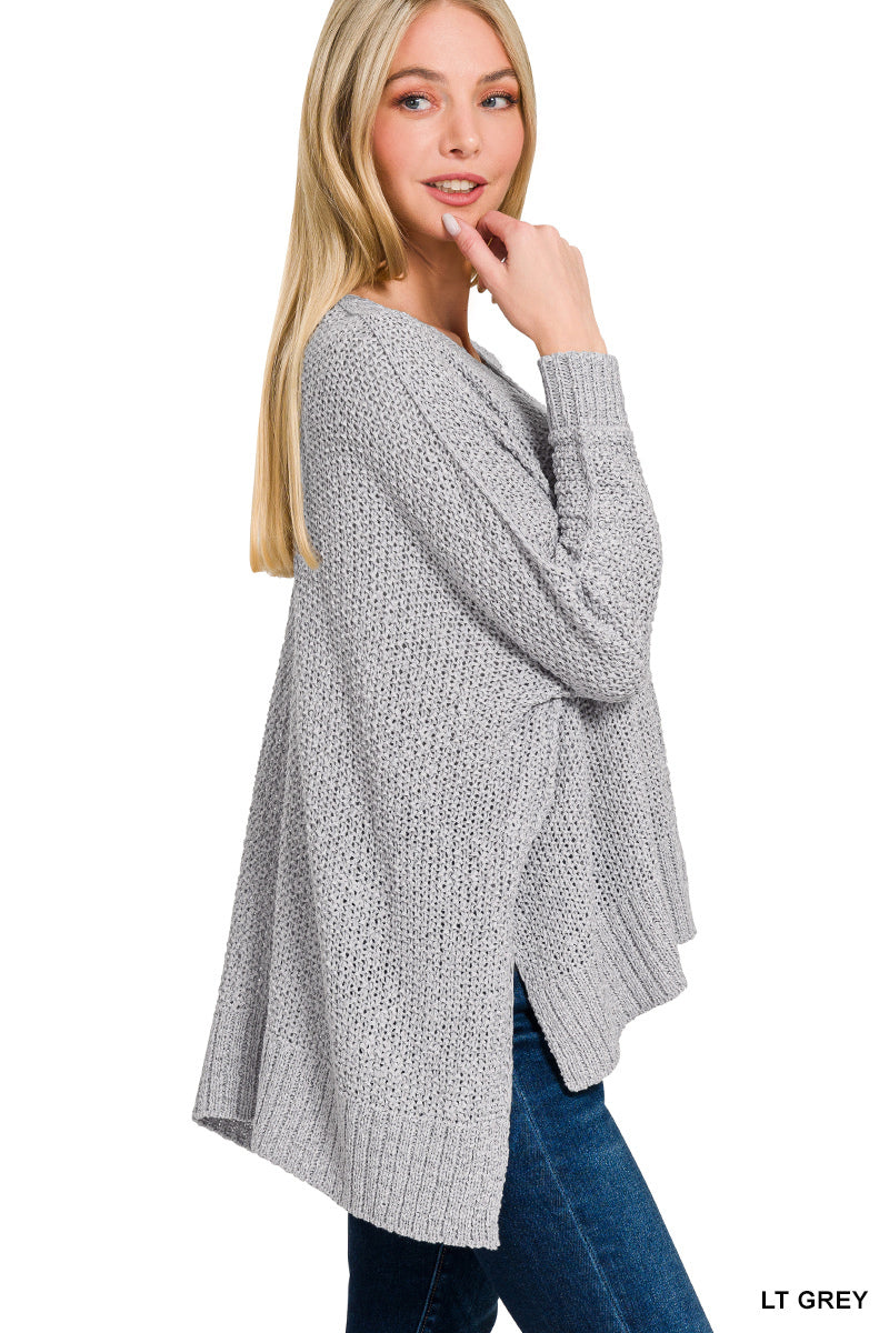 BRIGHT SIDE SWEATER GREY