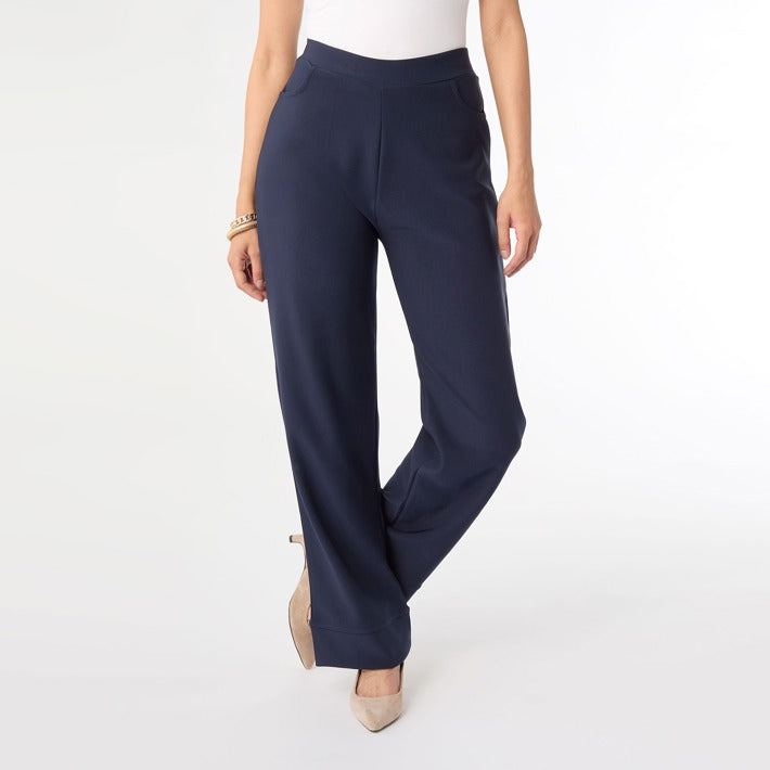 Georgie Wide Leg Bottom - Navy