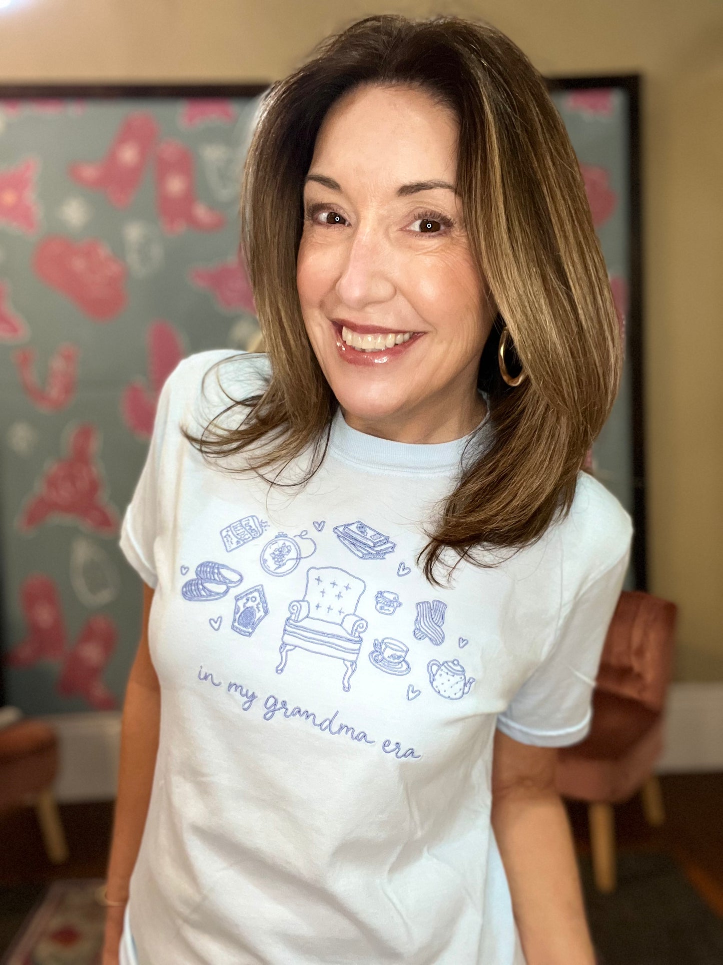 IN MY GRANDMA ERA EMBROIDERED TEE