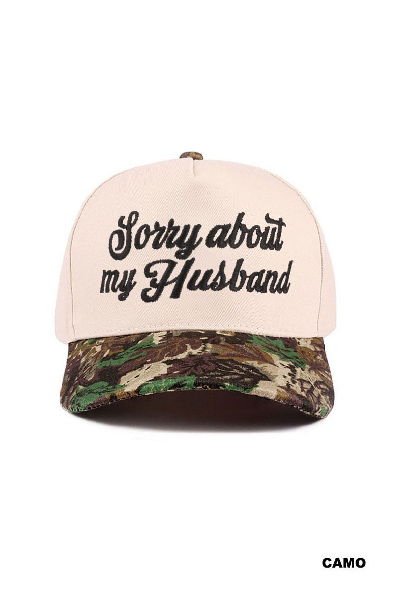 SORRY ABOUT MY HUSBAND CAP