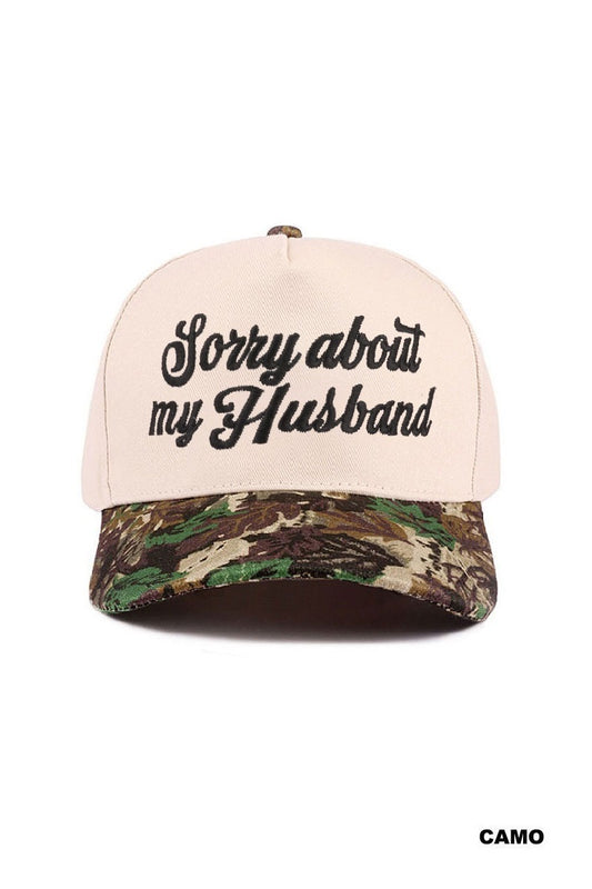 SORRY ABOUT MY HUSBAND CAP