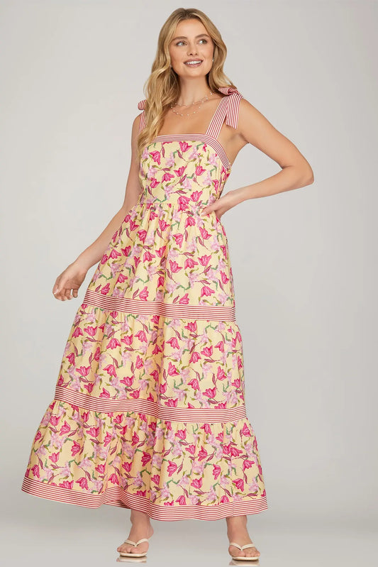 THE SWEET MAGNOLIA GARDEN MAXI DRESS