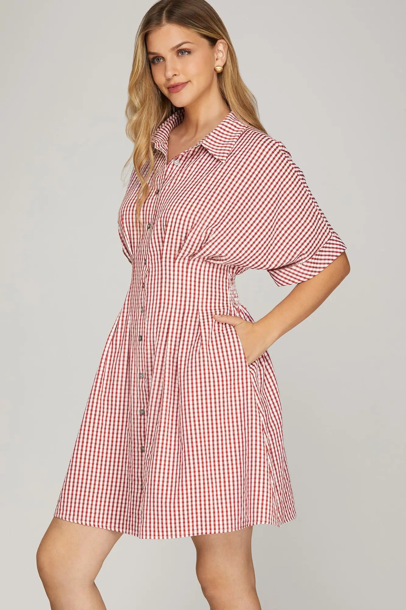 THE SWEET COUNTRY GINGHAM DRESS