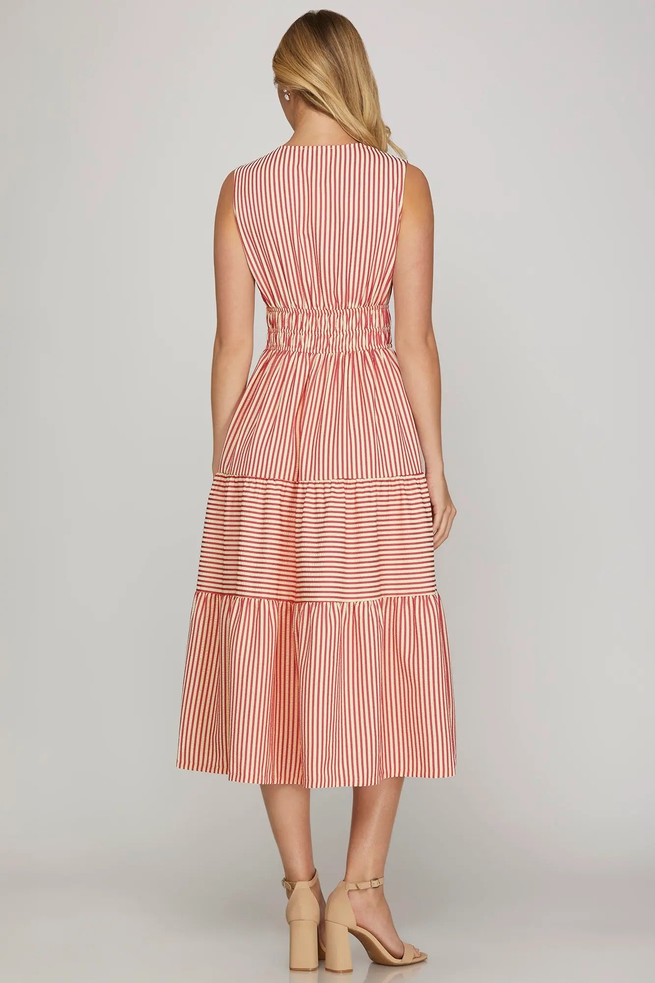 TIMELESS CHARM MIDI DRESS