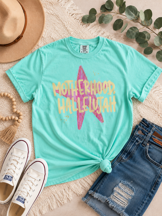 MOTHERHOOD HALLELUJAH TEE