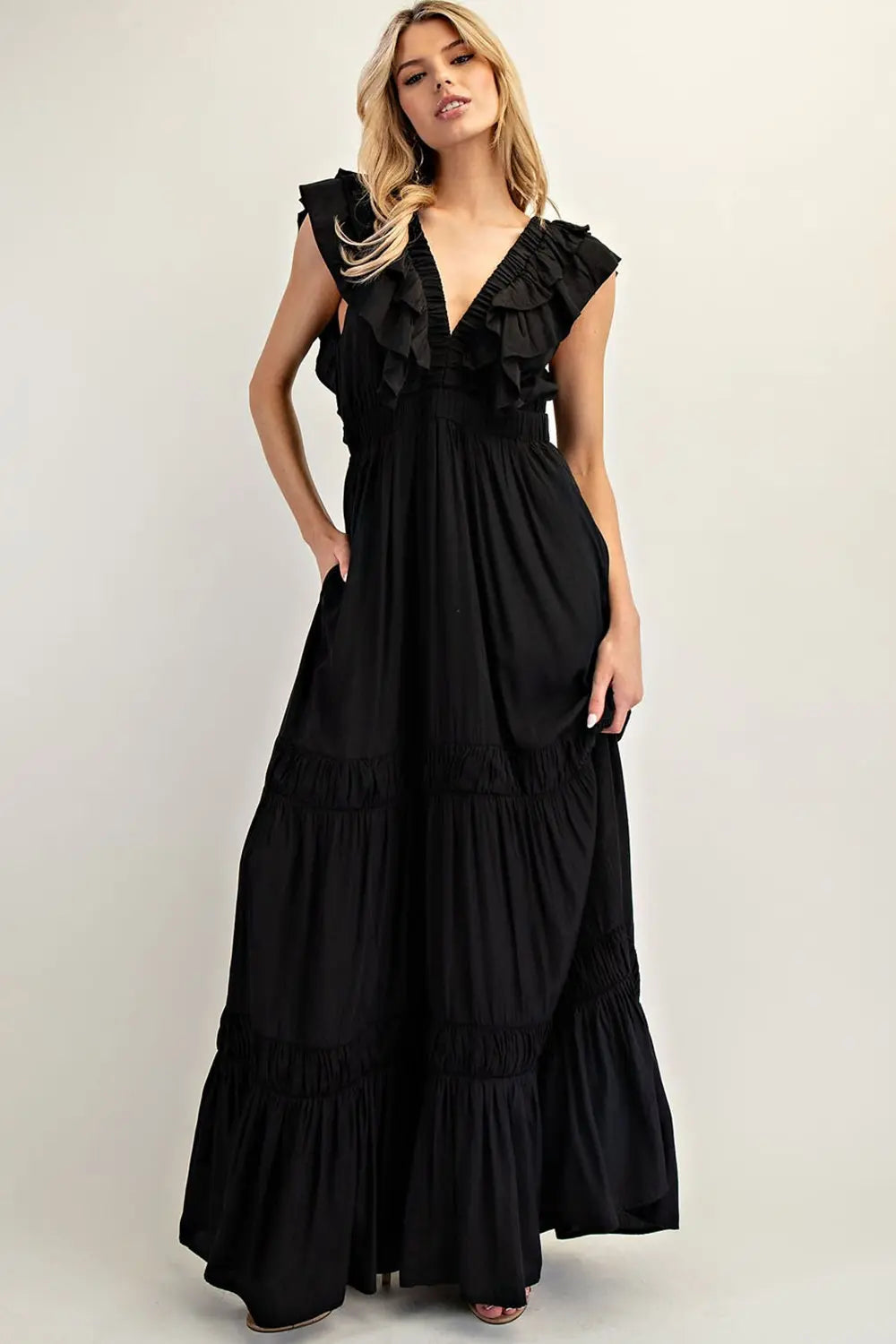 MIDNIGHT ROMANCE MAXI DRESS