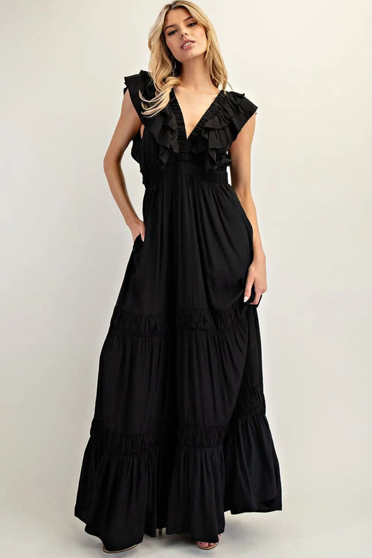 MIDNIGHT ROMANCE MAXI DRESS