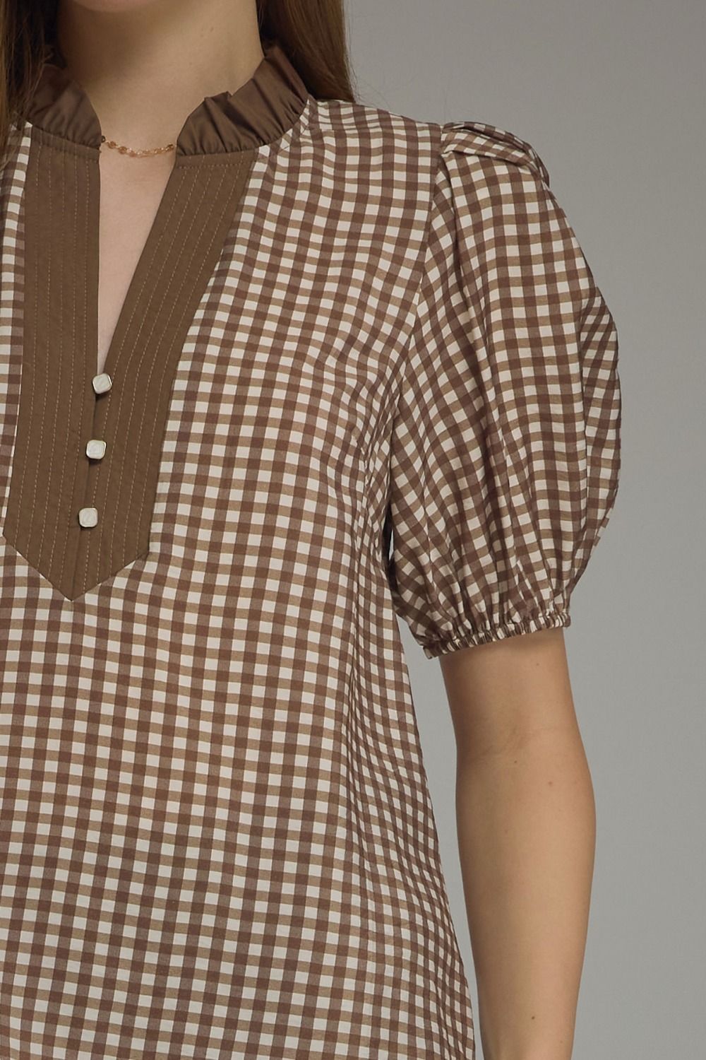 GINGHAM GRACE BLOUSE