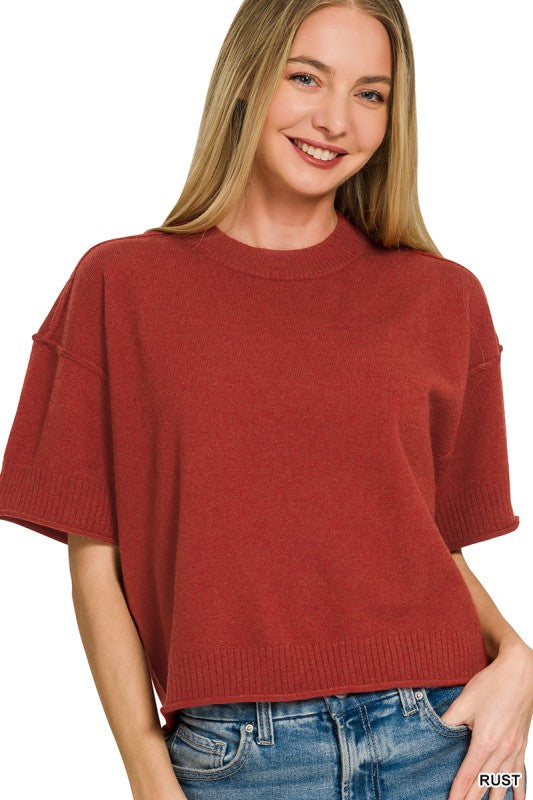 COZY BY NATURE KNIT TOP