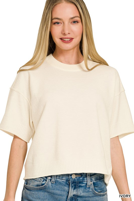 COZY BY NATURE KNIT TOP