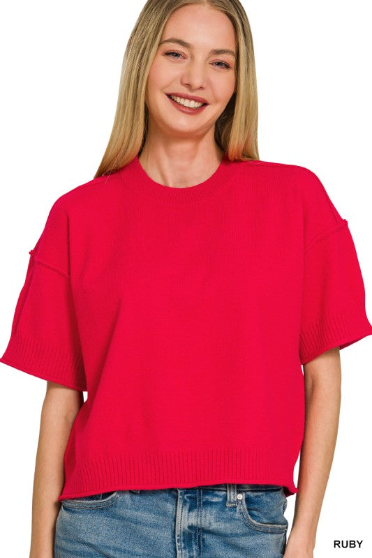 COZY BY NATURE KNIT TOP