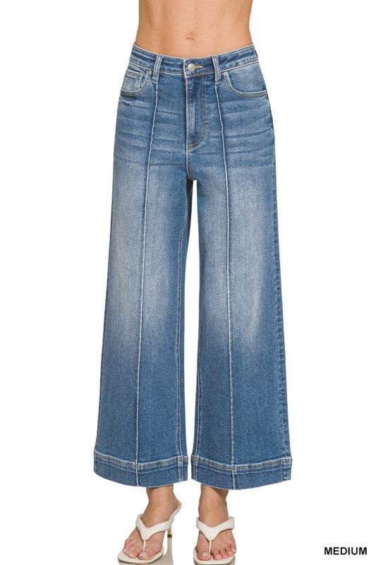 MAIN STREET WIDE LEG JEANS