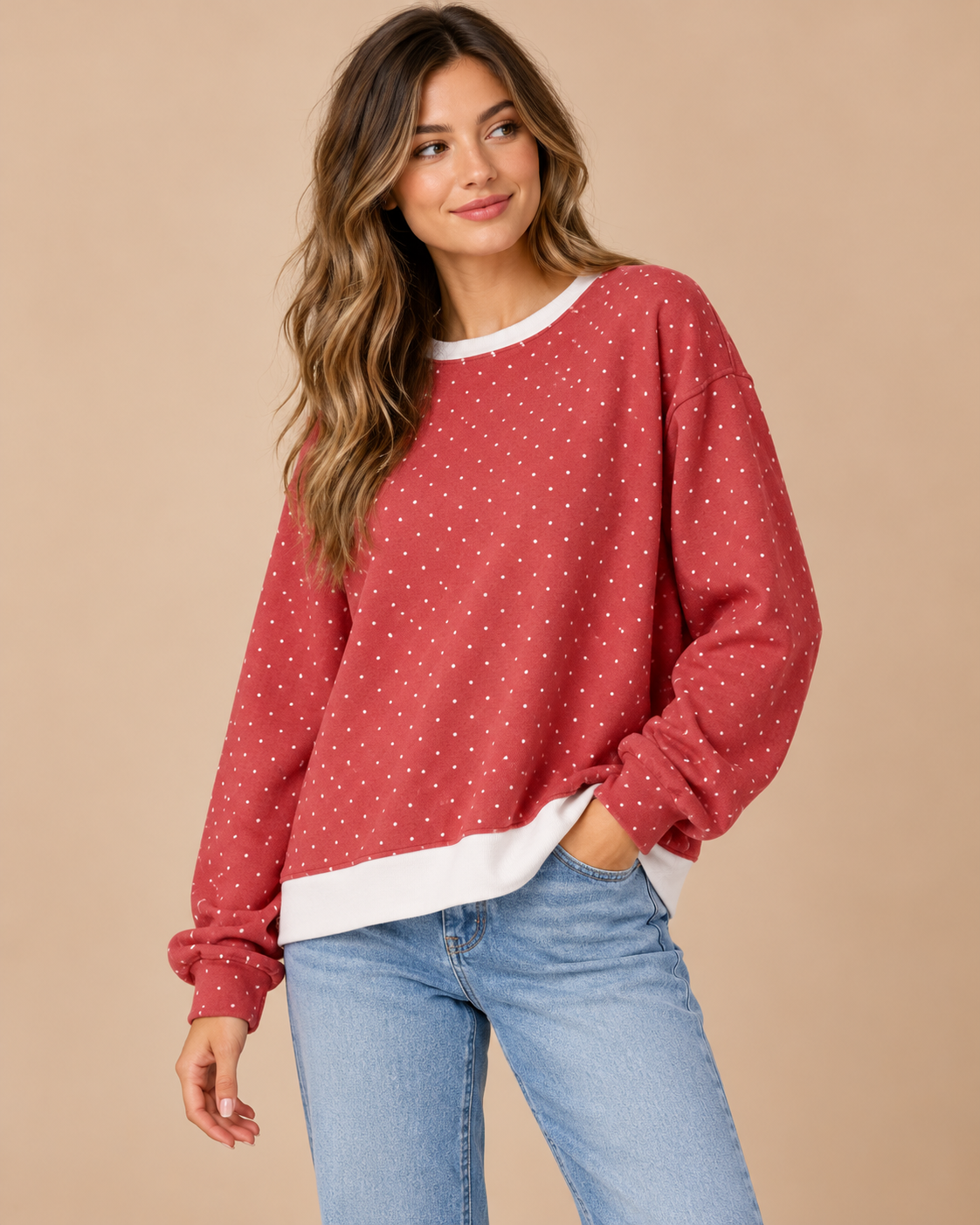 SWEET LITTLE DOTS PULLOVER
