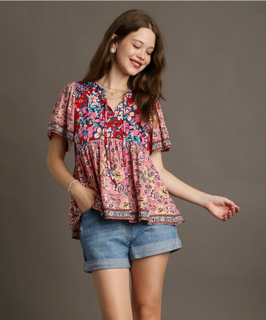 GRACE FLORAL TOP