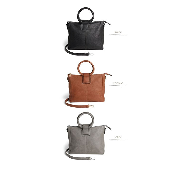 Victoria Tote Crossbody Cognac