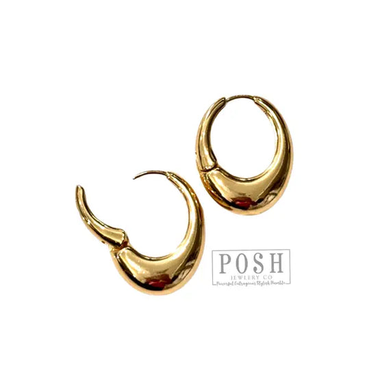 Raindrop Hoop Earring