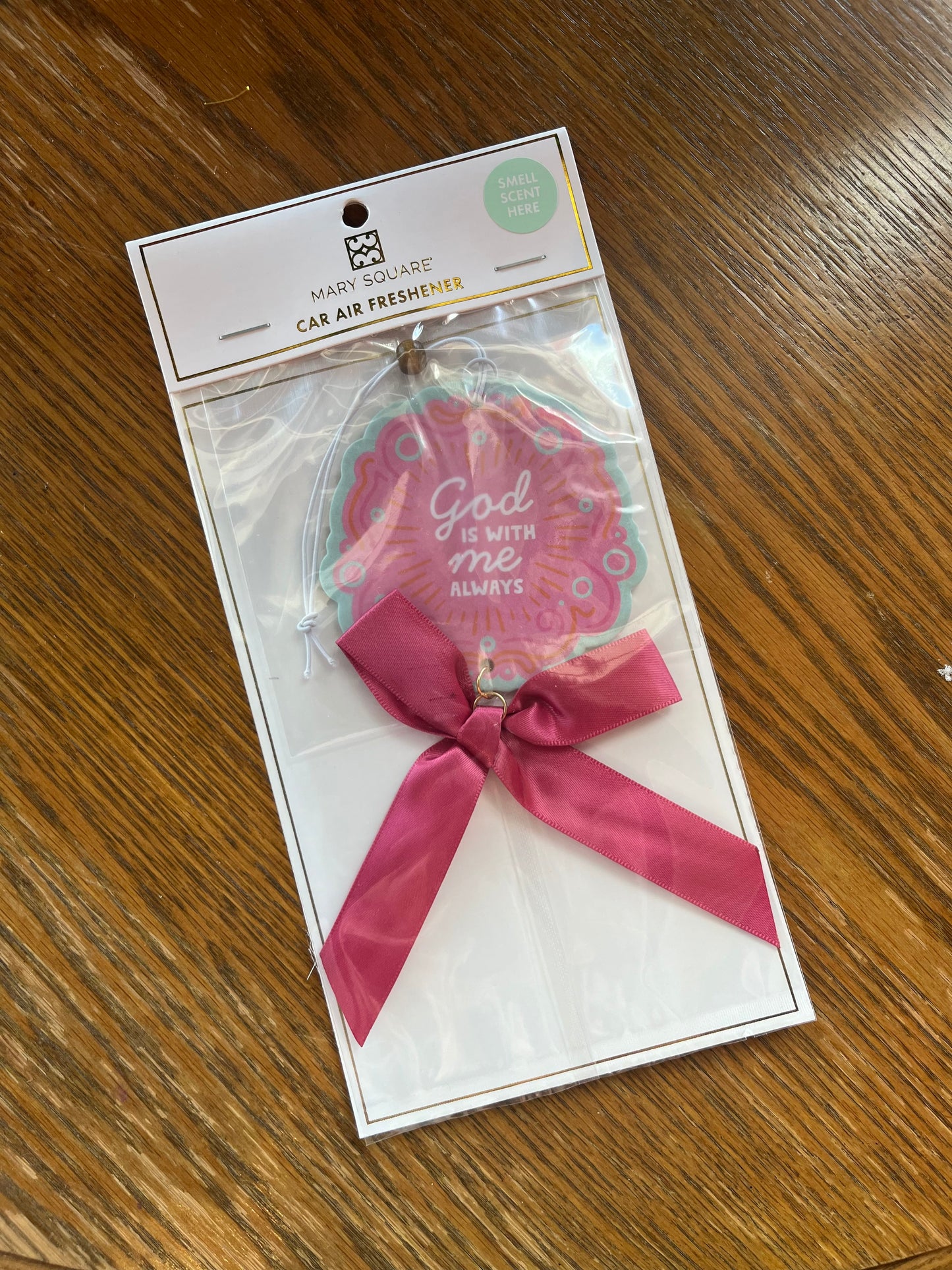 AIR FRESHENER GOD IS WITH ME ALWAYS