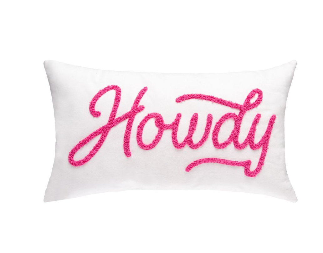 TOTALEE GIFTS HOWDY LUMBAR PILLOW